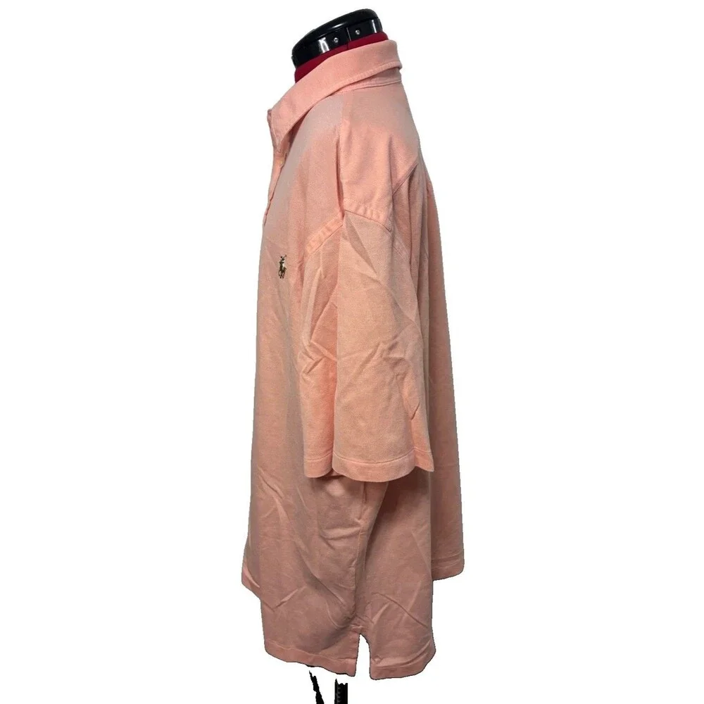 Ralph Lauren Men’s Polo Peach Shirt Size XLT